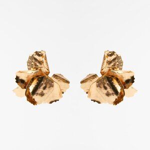 ZARA NWT Oversize Statement Lightweight Petals Earrings